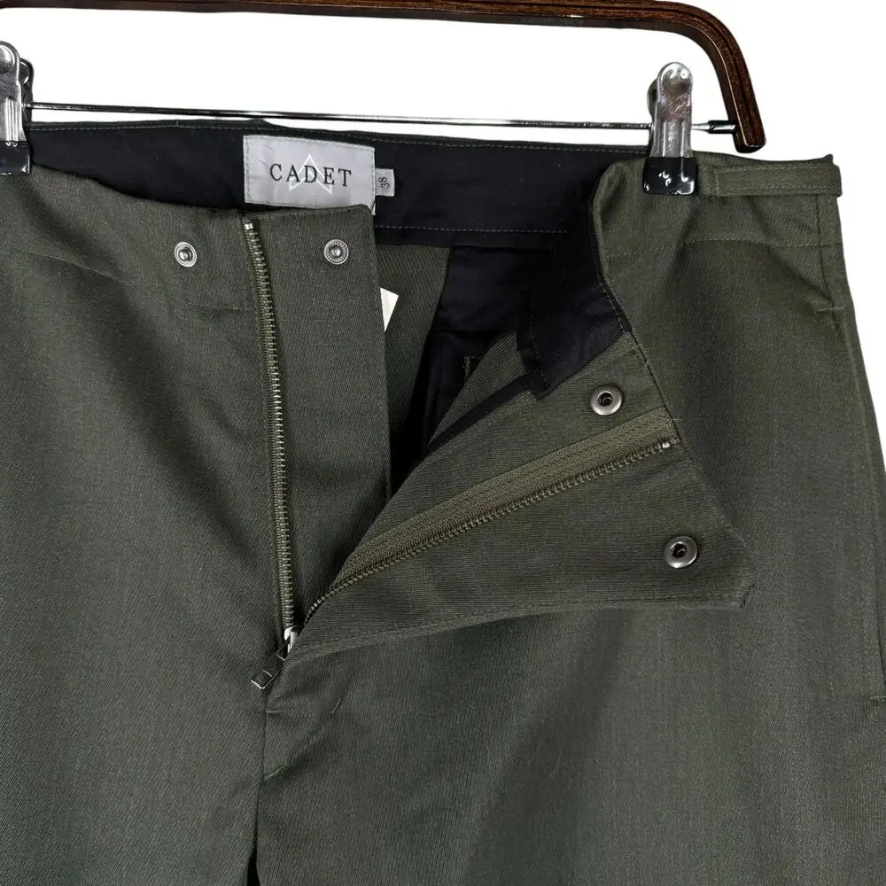 Cadet‎ Clothing Pants Mens Size 38 Green Aviator Pant NWT Cuffed Military
